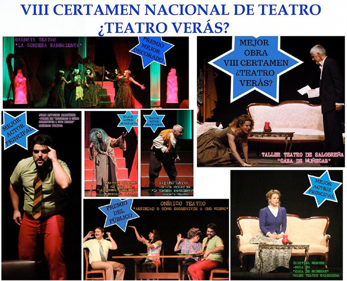 La Compaa Taller Teatro de Salobrea gana el VIII Certamen Nacional de Teatro Teatro Vers? de Almchar